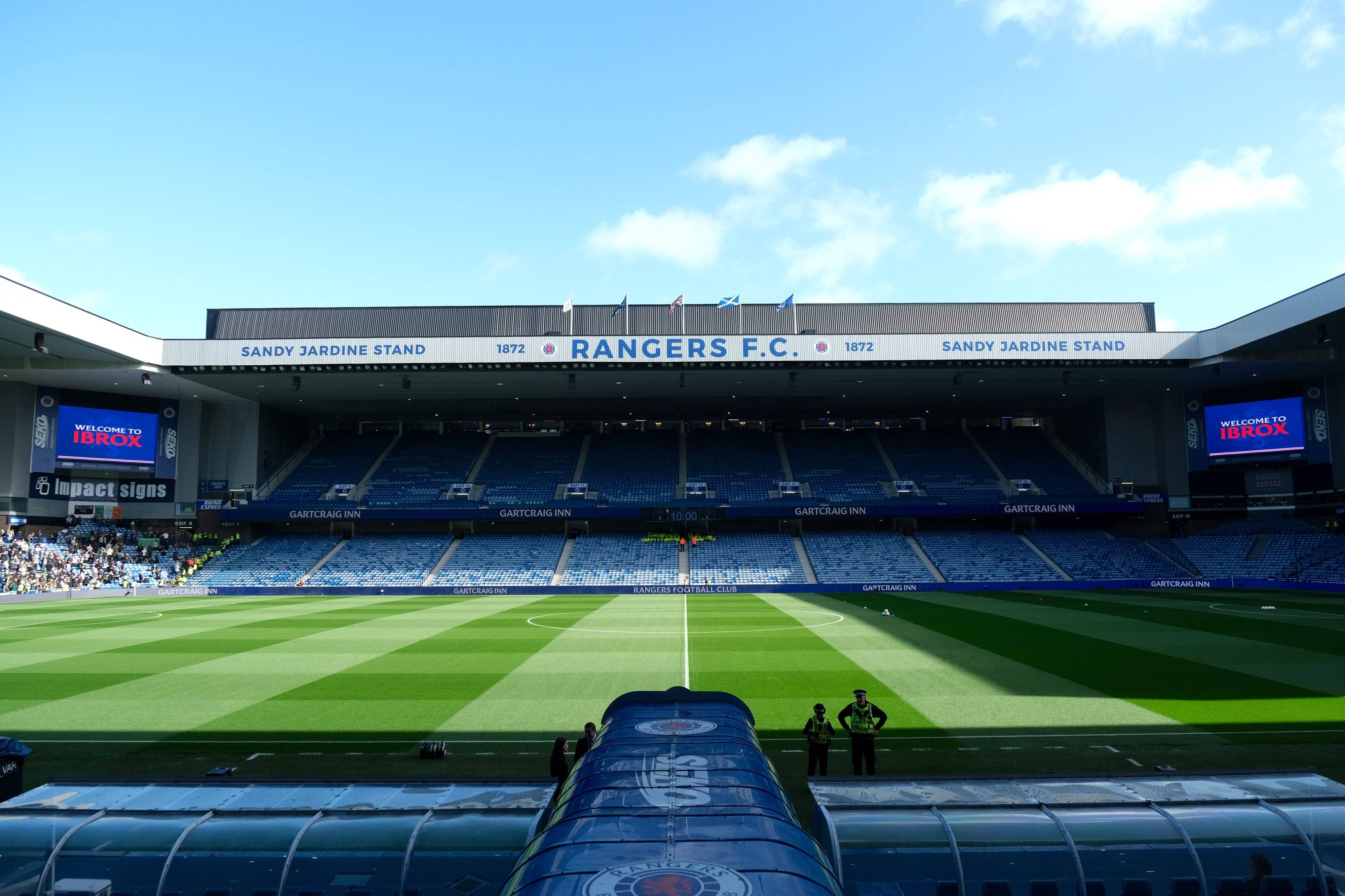 Estádio Ibrox, em Glasgow, casa do Rangers: capacidade para 50900 pessoas