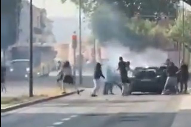 Ataque a carro em plena via pública, após o jogo de hóquei em patins entre Sporting e FC Porto a 10 de junho