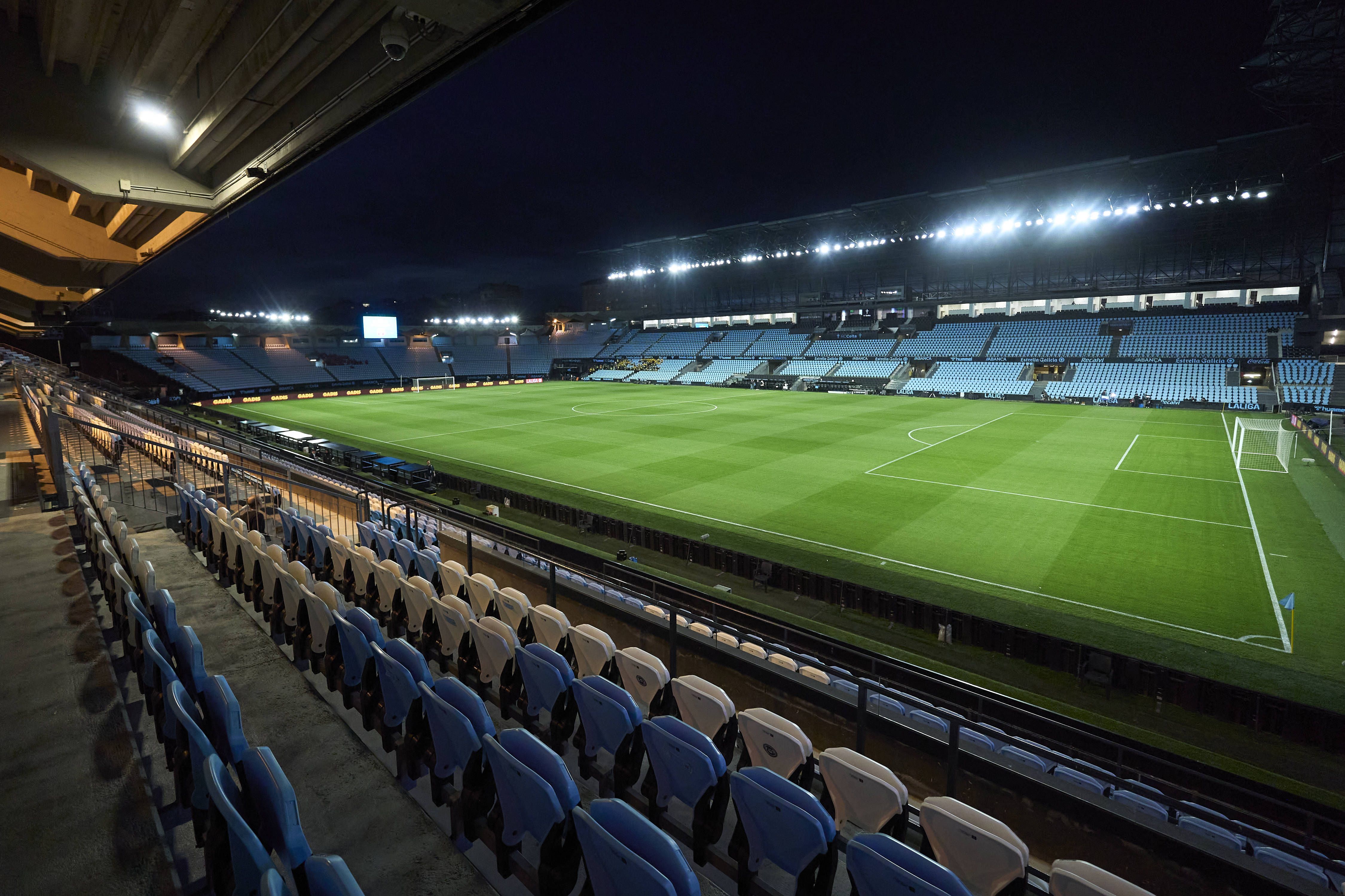 Estádio Balaídos, em Vigo: 24800 espectadores