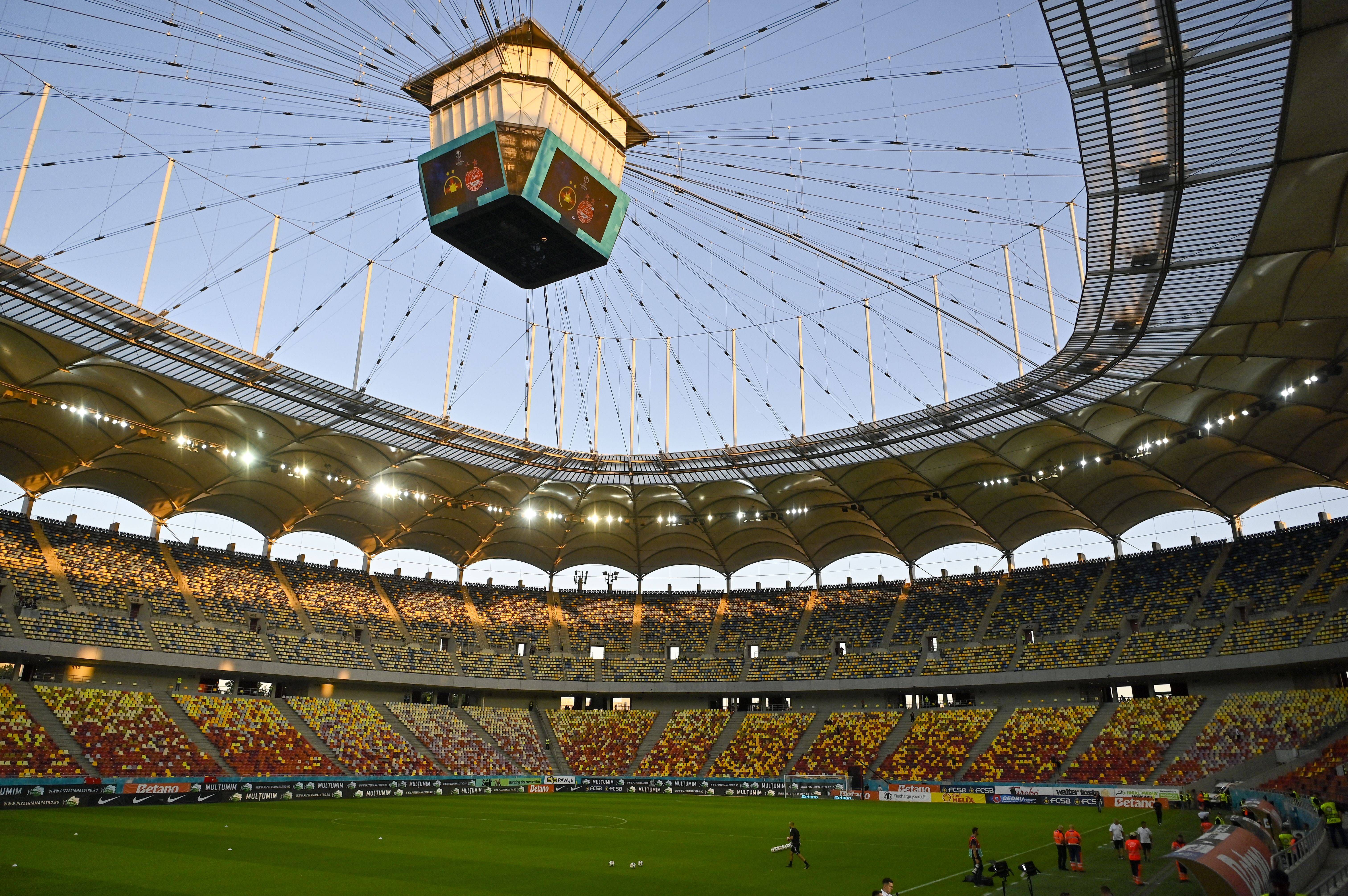 Arena Nacional, em Bucareste: 55600 espectadores