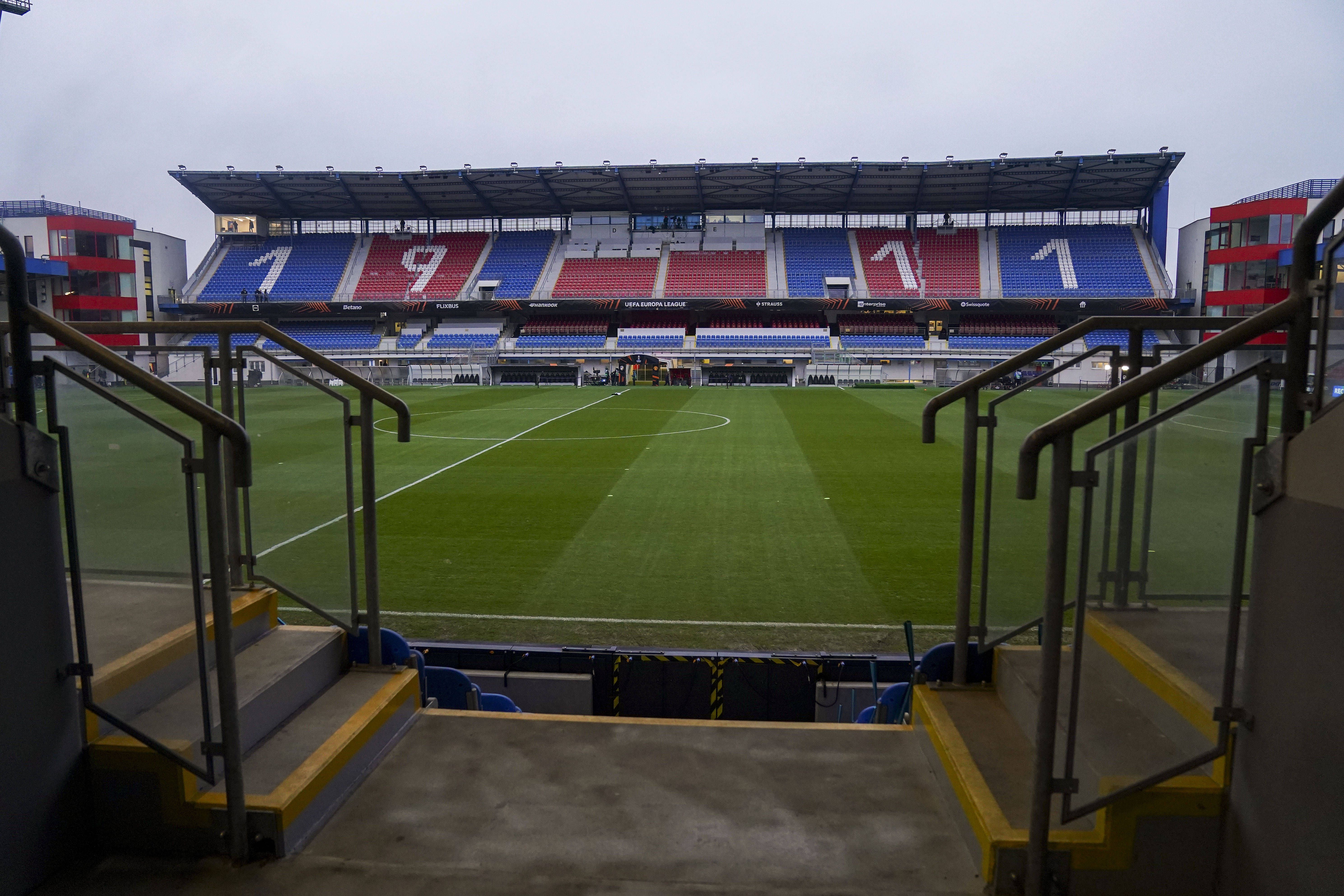 Estádio Mesta Plzne, conhecido como Doosan Arena, em Plzen