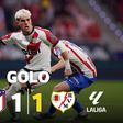 Rayo Vallecano surpreende Atlético Madrid em cima do intervalo