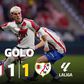 Rayo Vallecano surpreende Atlético Madrid em cima do intervalo