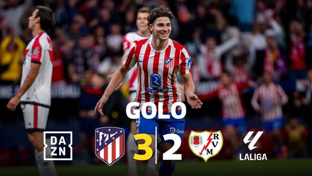 Golaço! Álvarez assina 'hat trick' e dá os três pontos ao Atlético Madrid