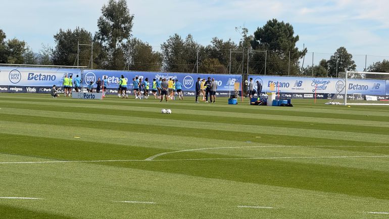 Treino do FC Porto esta manhã no Olival