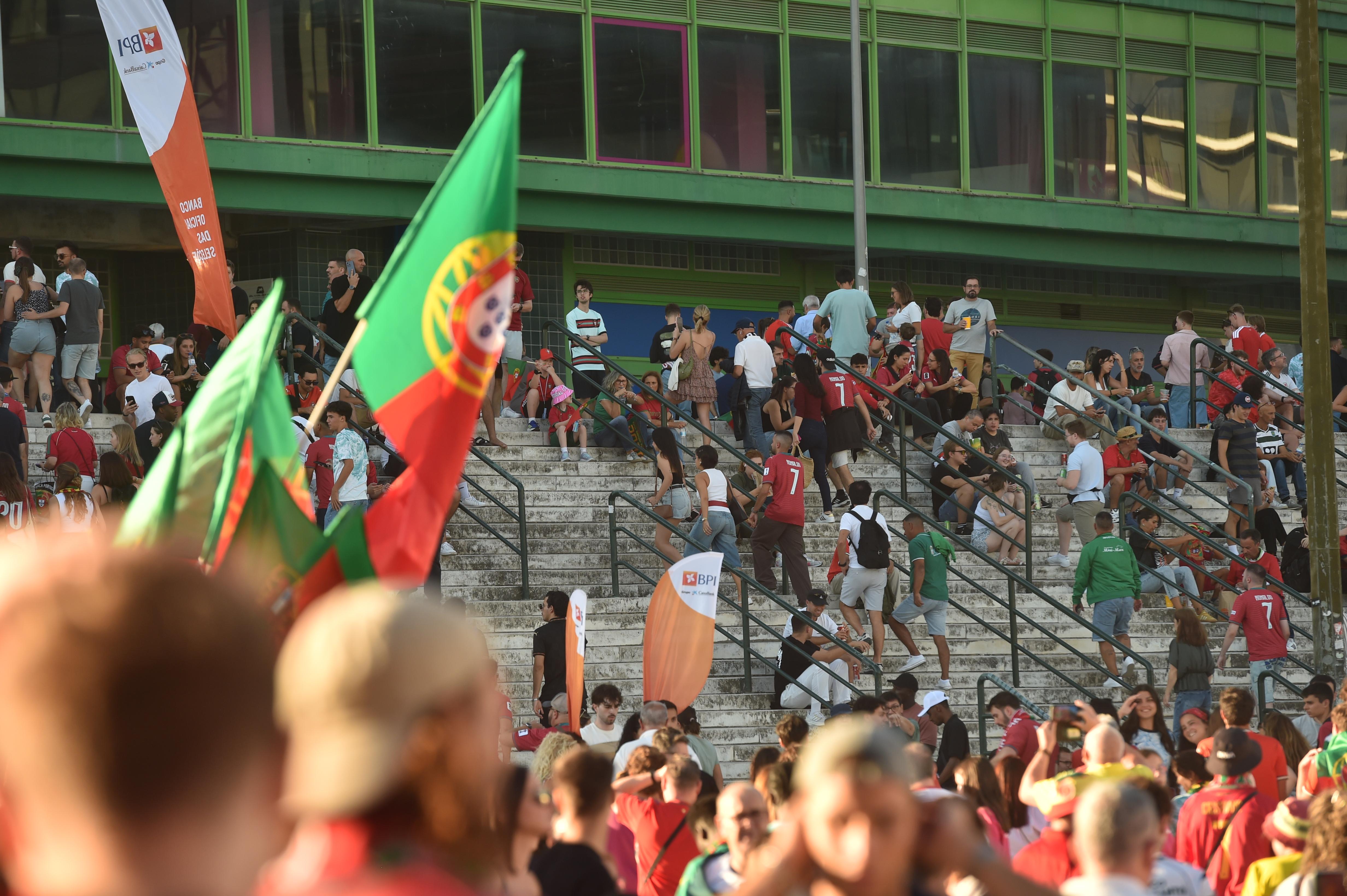 Adeptos em Alvalade para o Portugal-País de Gales - Foto: Miguel Nunes