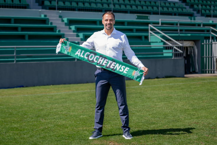 Terminada a carreira de jogador, Filipe Morais é o novo presidente da SAD do Alchochetense — Foto: Alcochetense