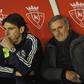 Aitor Karanka ao lado de Mourinho