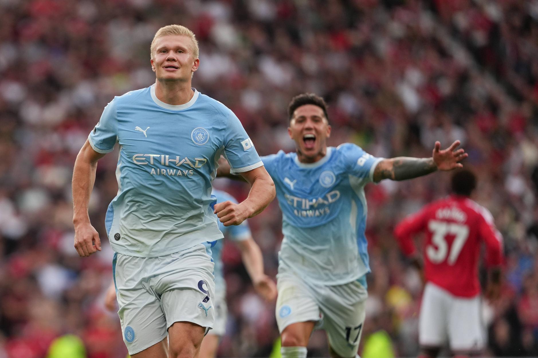 Manchester City, de Rúben Dias e Matheus Nunes, tem cinco vitórias em cinco jogos na Premier League - Foto: Imago
