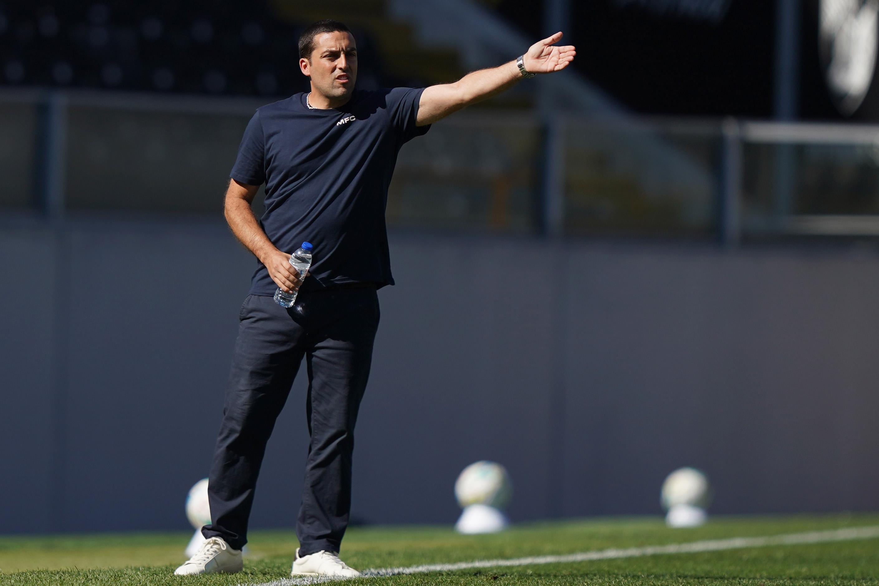 Vasco Botelho da Costa continua a fazer um excelente trabalho ao no comando técnico do Moreirense — Foto: Hugo Delgado/LUSA