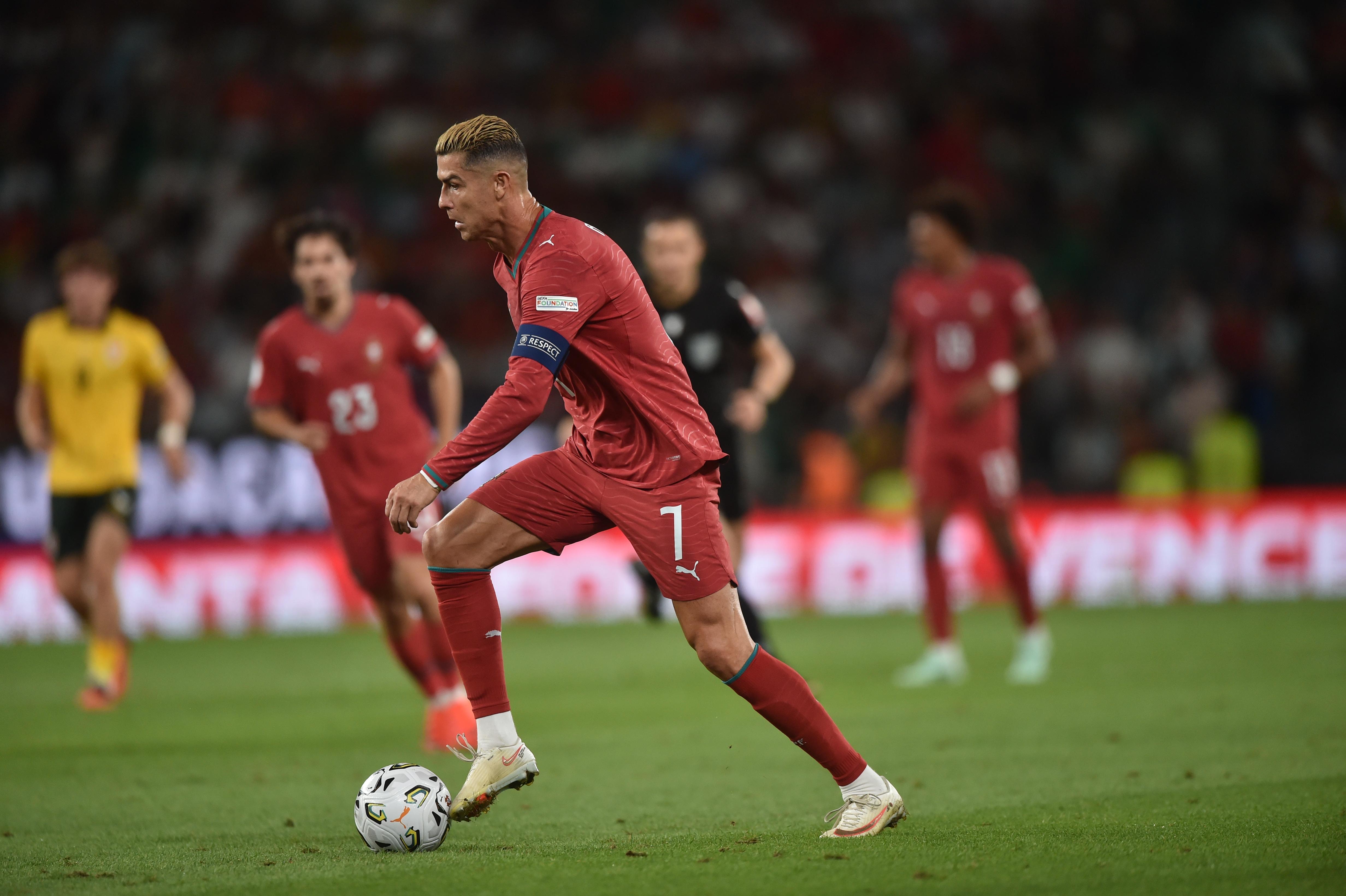 Cristiano Ronaldo à procura do 980.º golo da carreira no Portugal-País de Gales - Foto: Miguel Nunes