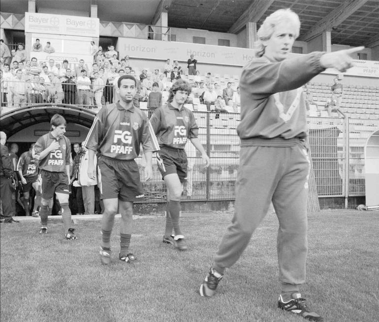 Jorge Jesus fez o primeiro jogo no Felgueiras diante da Ovarense, vitória por 2-1 na 2.ª Divisão Honra, a 14 de novembro de 1993 - Foto: A BOLA/Vítor Garcez