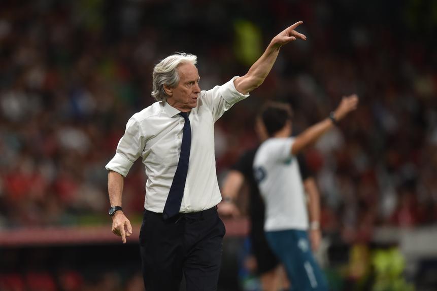 Jorge Jesus analisou a estreia pela Seleção Nacional. Foto: Miguel Nunes