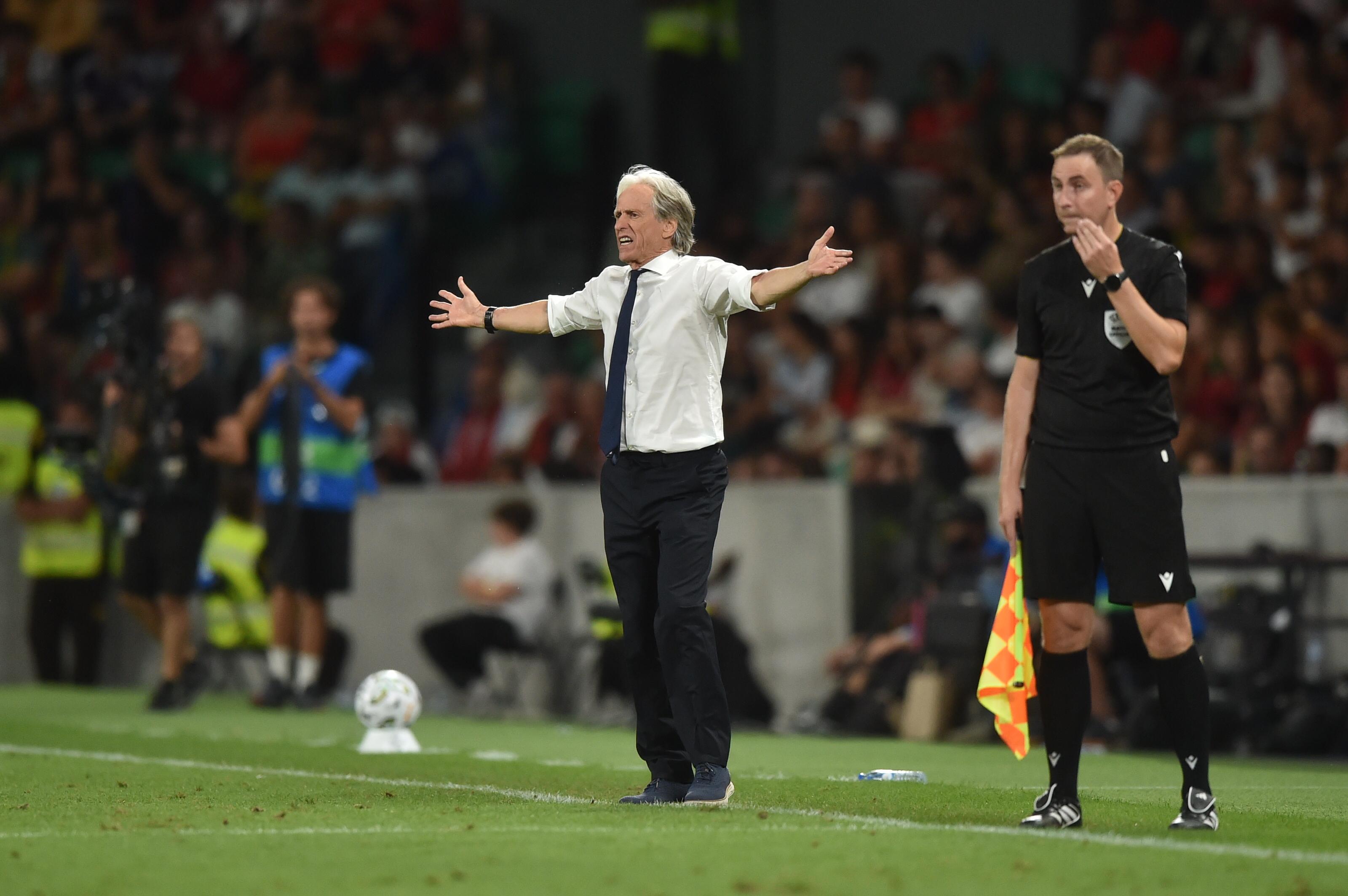 Jorge Jesus no Portugal-País de Gales - Foto: Miguel Nunes
