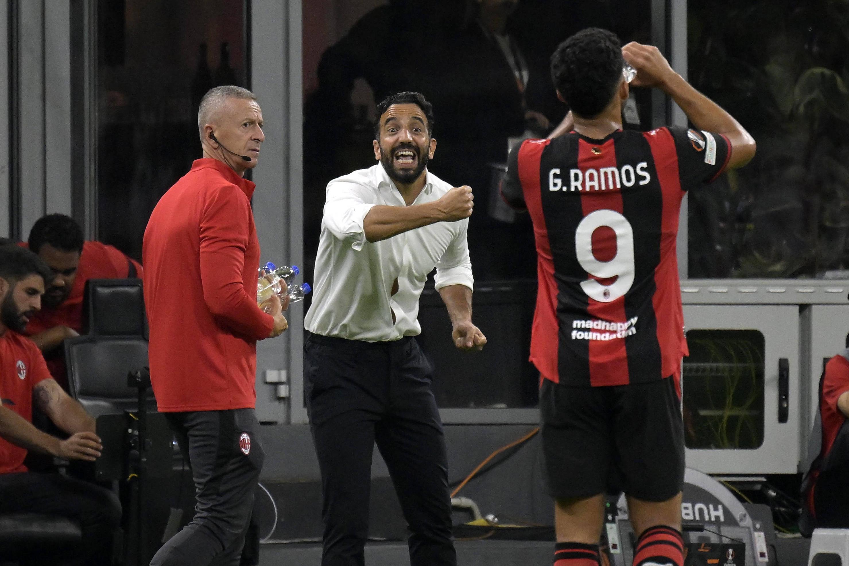 Ruben Amorim é o treinador de Gonçalo Ramos no Milan