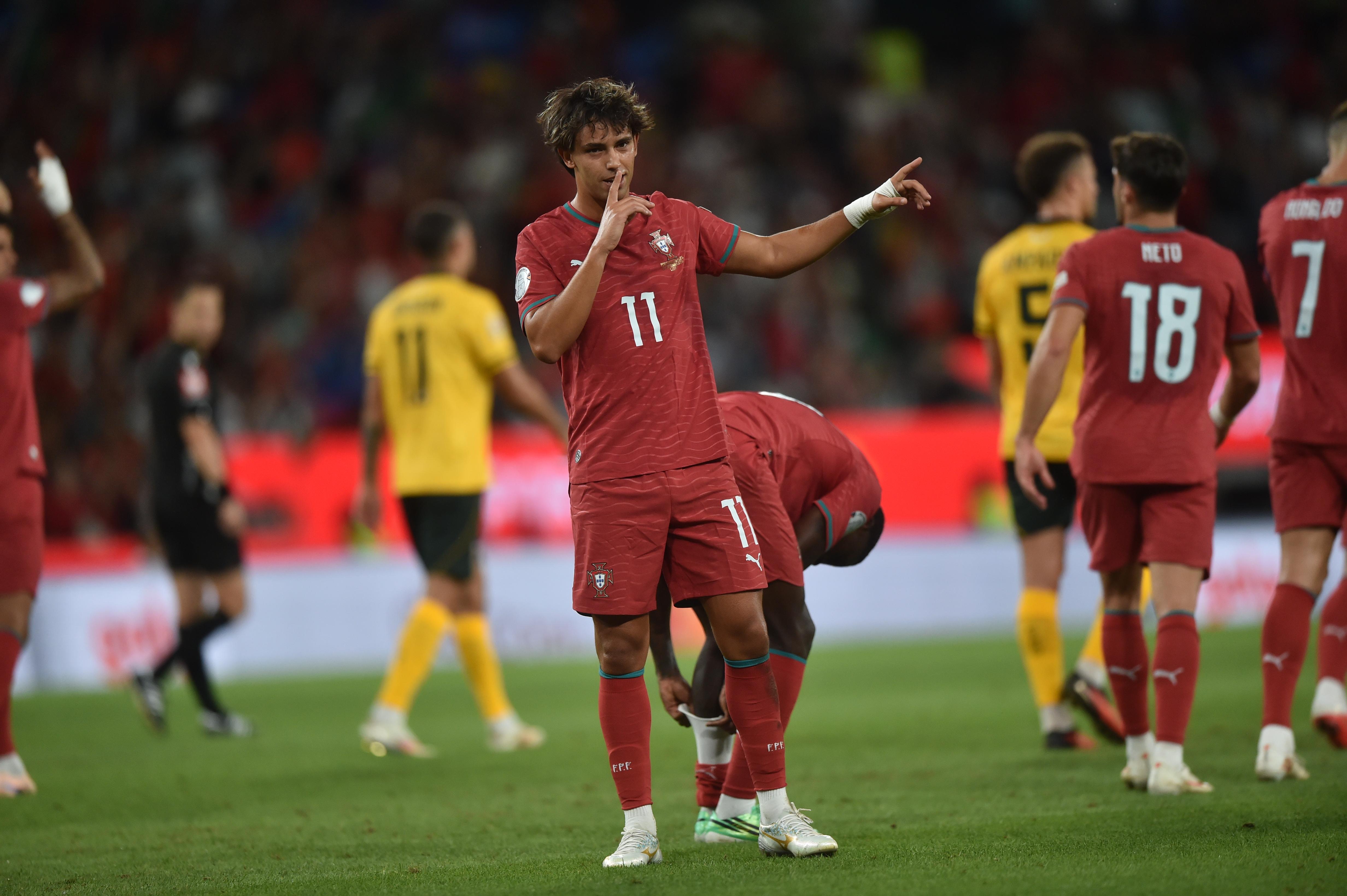 João Félix marcou no Portugal-País de Gales - Foto: Miguel Nunes