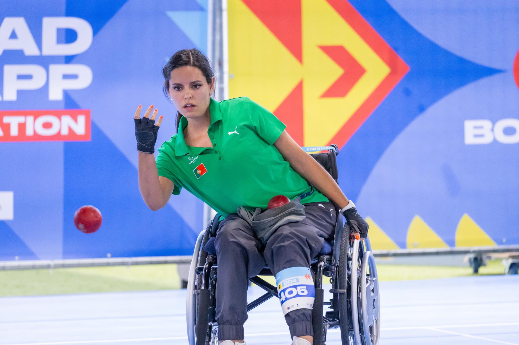 Carla Oliveira, jogadora de boccia (foto D.R.)