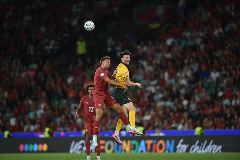 Palhinha de regresso à Seleção, após falhar o Mundial, no Portugal-País de Gales - Foto: Miguel Nunes