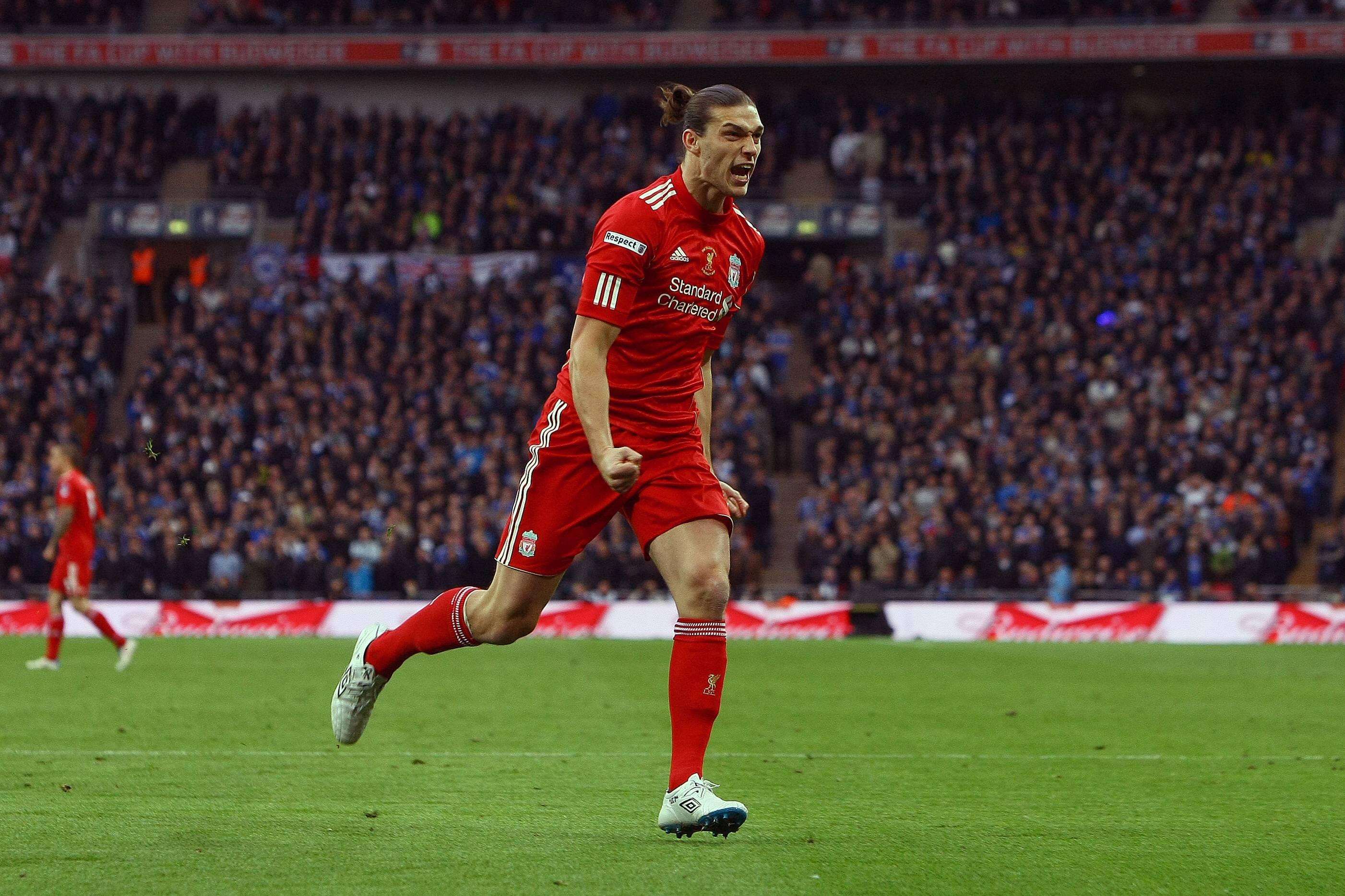 Andy Carroll durante a passagem pelo Liverpool