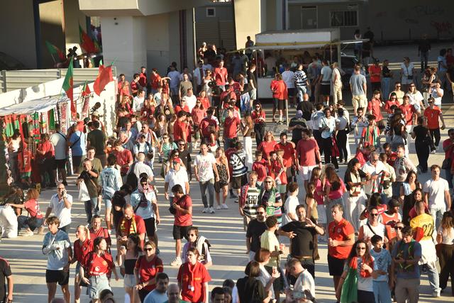 Adeptos de Portugal em Alvalade - Foto: Miguel Nunes