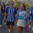 Diego e a esposa assistiram ao FC Porto-Benfica no Dragão - Foto: Instagram/Diego Ribas