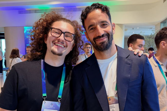 Frank Ilett com Ruben Amorim - Foto: Frank Ilett