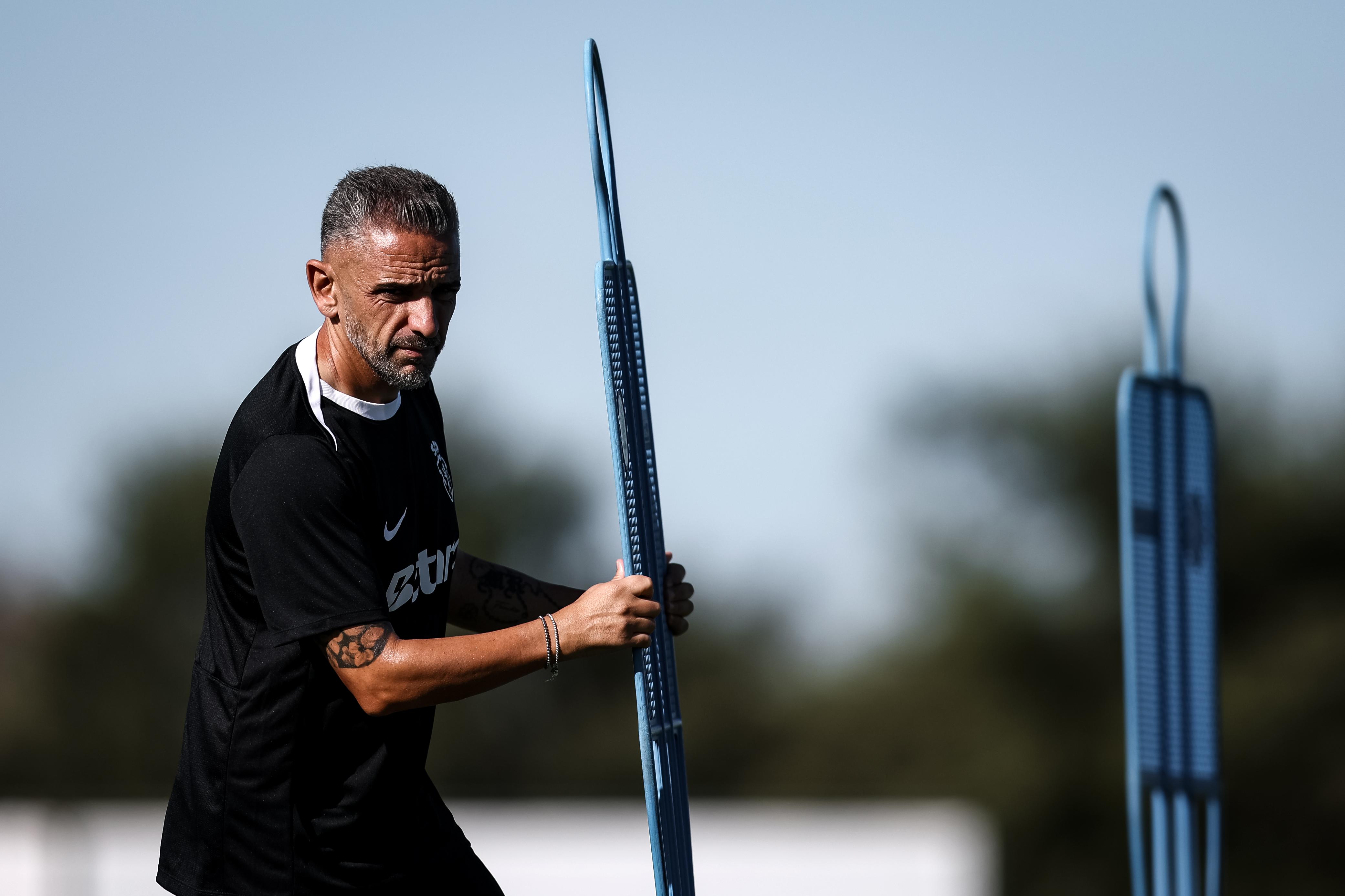 Rui Borges na Academoa Cristiano Ronaldo, em Alcochete - Foto: SPORTING CP