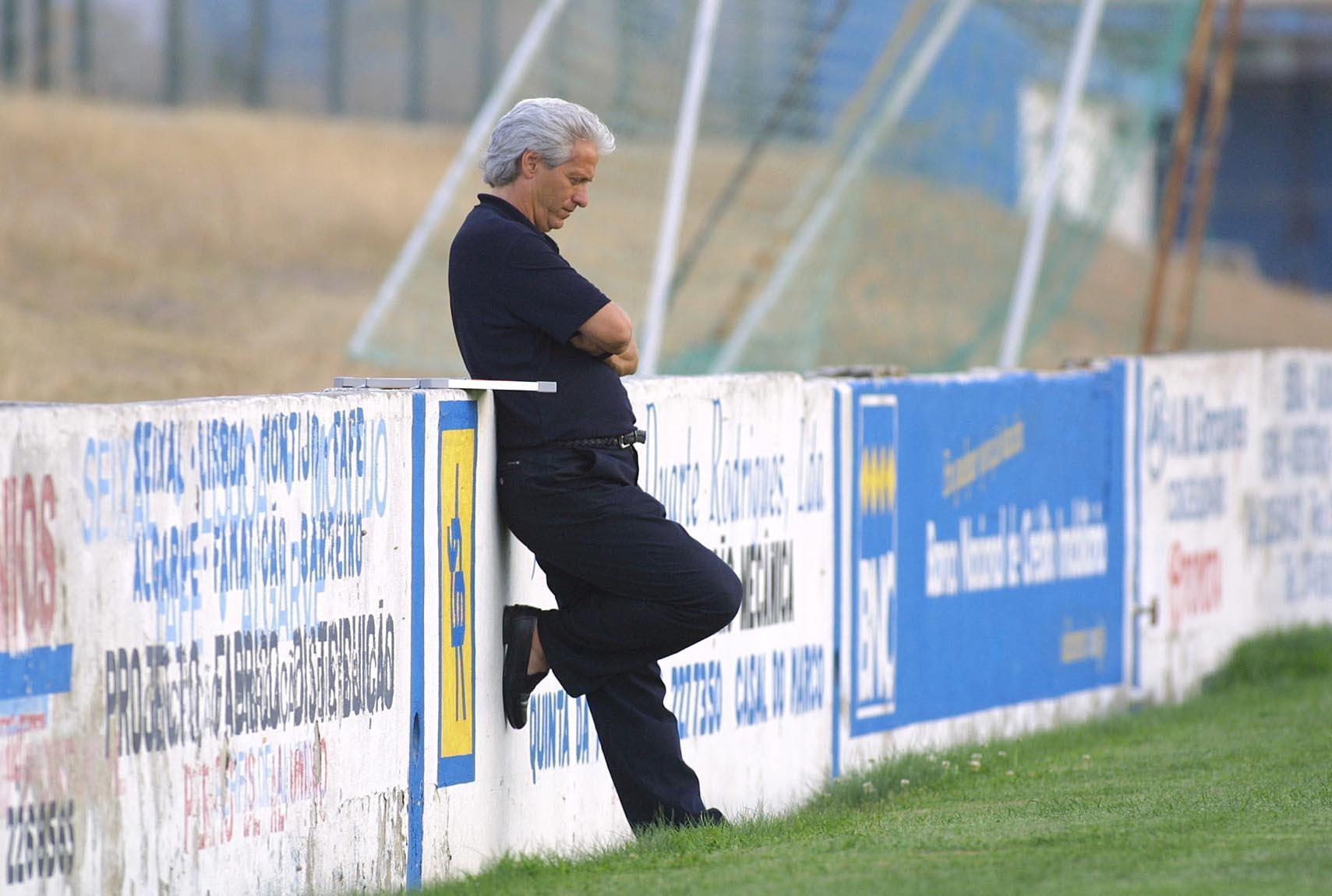 Jorge Jesus estreou-se como treinador do Amora com um empate frente ao Quarteirense (1-1), a 23 de dezembro de 1989, 3.ª Divisão - Foto: A BOLA/José Luís