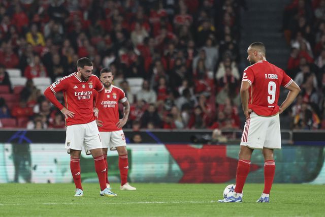 Pólvora muito seca: Benfica é a única equipa (com 3 jogos) sem golos na Liga dos Campeões