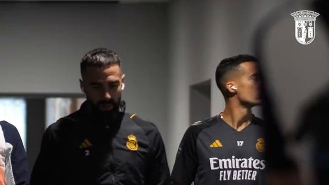 SC Braga assinala Real Madrid na Pedreira