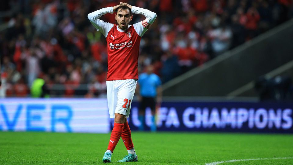 SC Braga: Horta falha os próximos dois jogos e também a Seleção