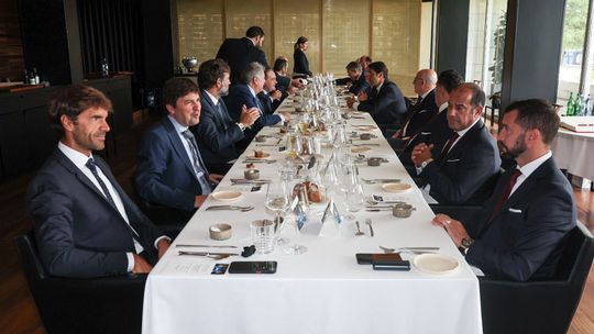 Benfica e Real Sociedad almoçam juntos