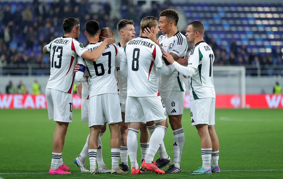 Liga Conferência: Legia, de Gonçalo Feio, vence com categoria na Sérvia