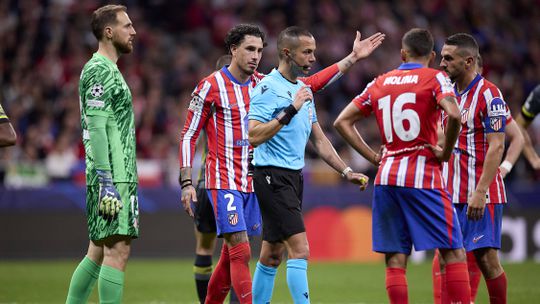 Atlético Madrid apresenta queixa formal à UEFA por penálti a favor do Lille