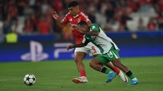 Benfica: Bah saiu com queixas do jogo com o Feyenoord