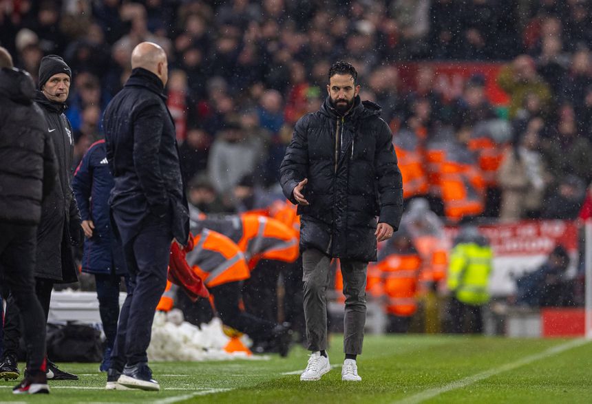 Amorim respondeu às críticas de Arne Slot. Foto: IMAGO