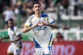 Ángel Di María a celebrar o sexto golo no regresso ao Rosario Central - Foto: Rosario Central