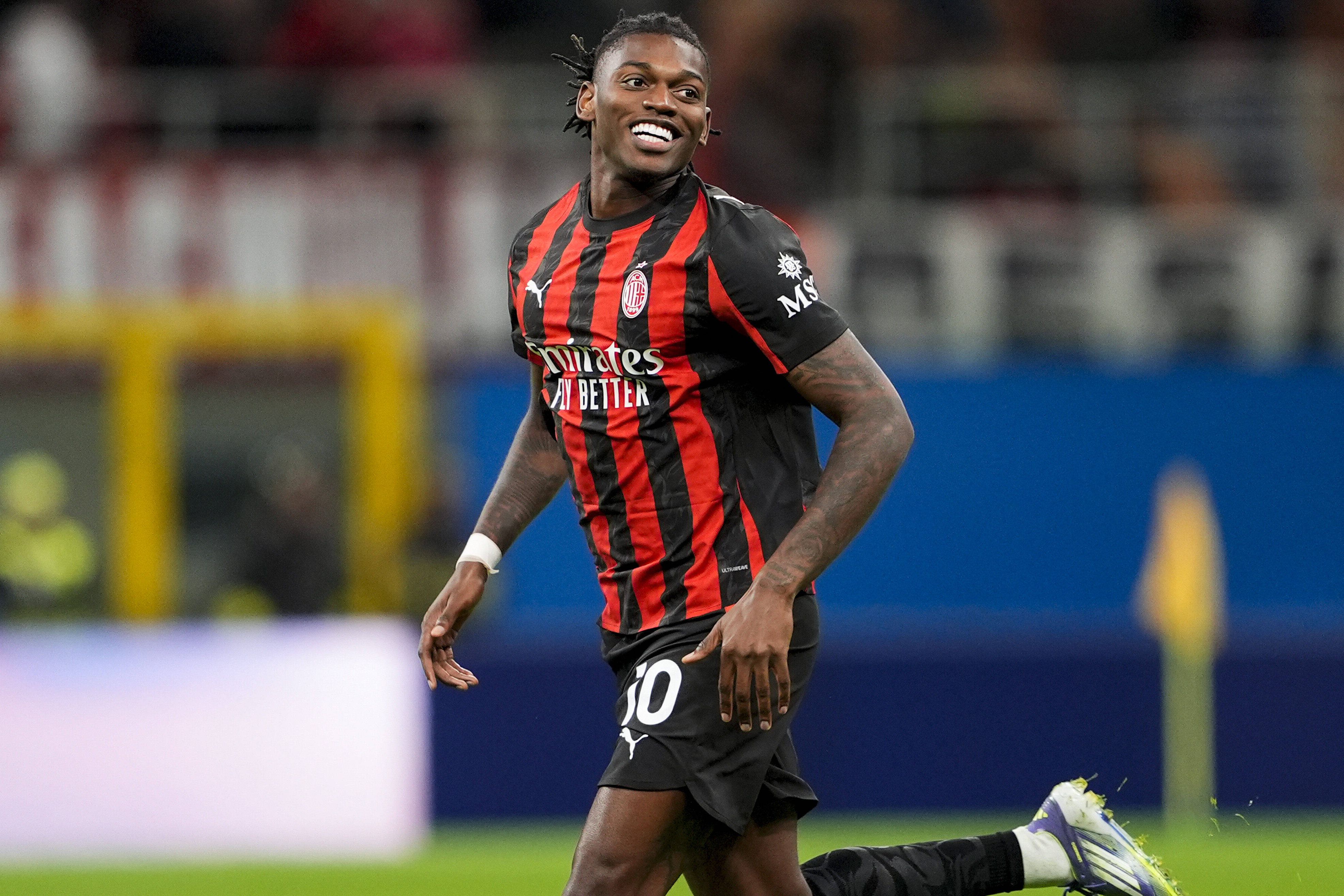 Rafael Leão marcou três golos nos últimos dois jogos pelo Milan - Foto: IMAGO