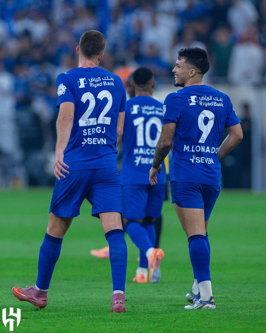 Marcos Leonardo marcou o segundo golo dos visitantes - Foto: X/Al Hilal