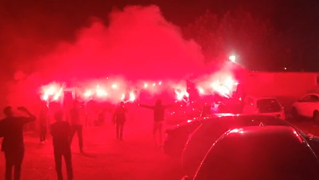 Foi assim a receção a João Diogo Manteigas para o jantar de encerramento da campanha, na Buraca