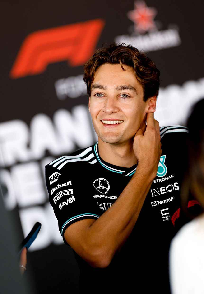 George Russel, piloto da Mercedes