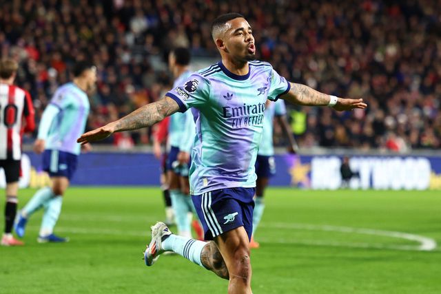 Gabriel Jesus marcou o seu último golo pelo Arsenal a 1 de janeiro de 2025