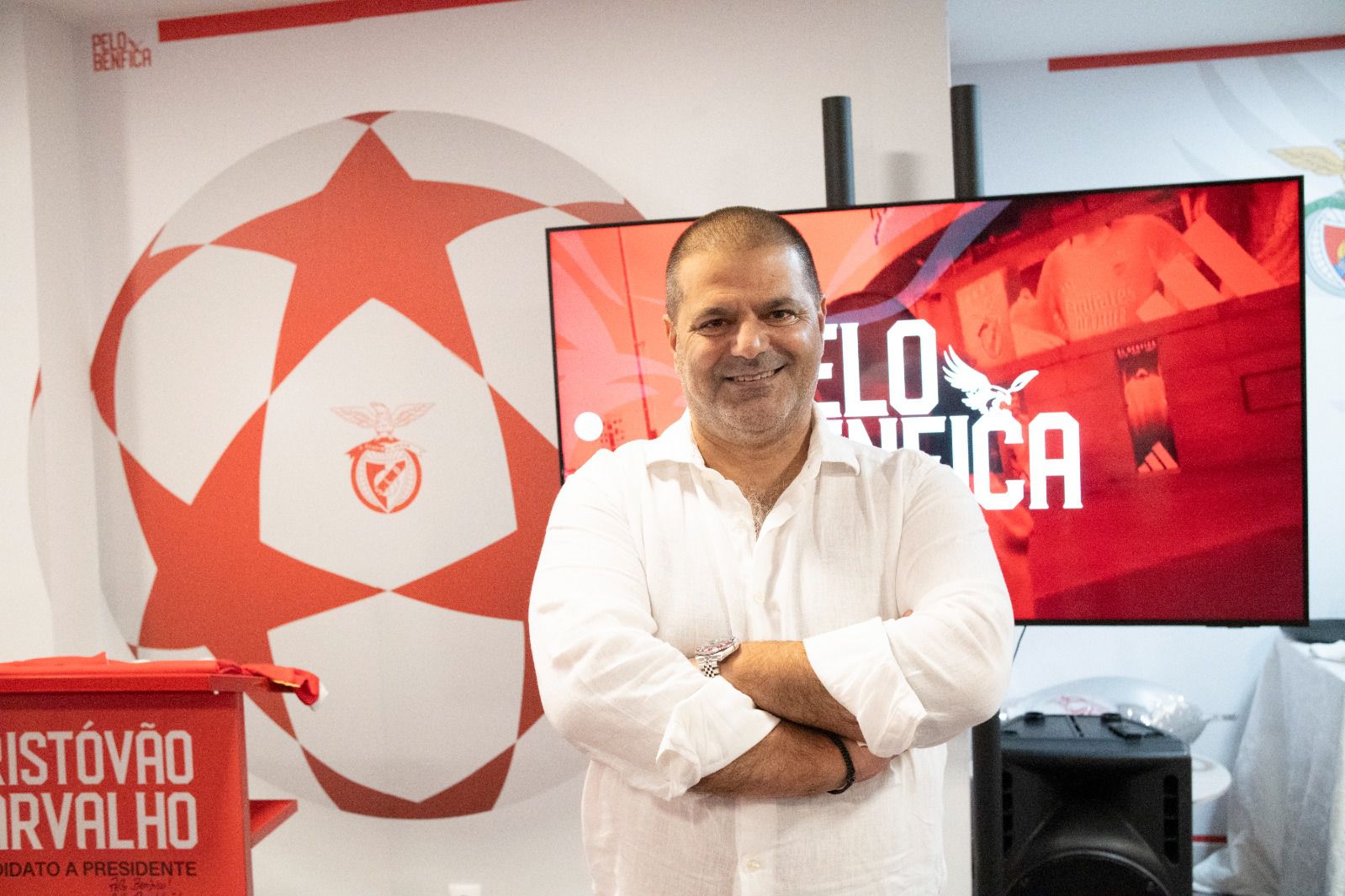 Cristóvão Carvalho, candidato a presidente do Benfica - Foto D. R.