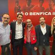 Rui Costa na Casa do Benfica de Santarém - Foto A BOLA