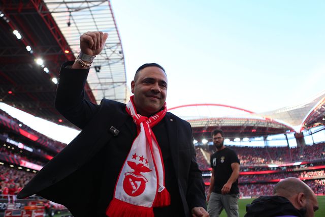 Fabrizio Miccoli no Estádio da Luz