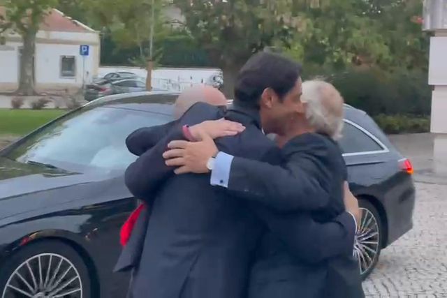 Rui Costa na Casa do Benfica de Santarém