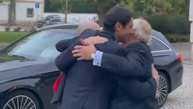 Rui Costa na Casa do Benfica de Santarém