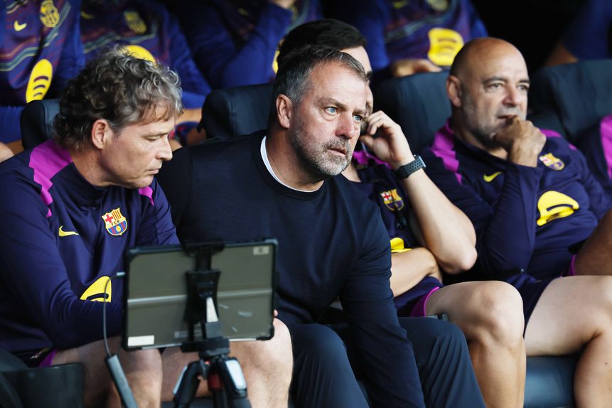 Hansi Flick, treinador do Barcelona