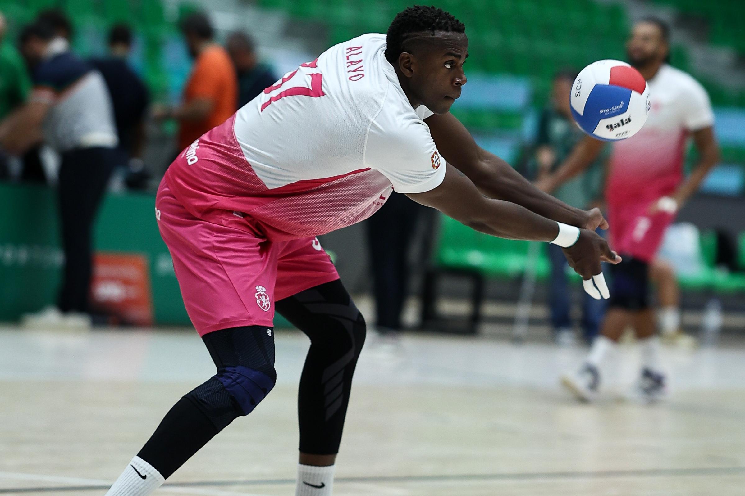 Jorge Alayo, jogador cubano de voleibol do Sporting (foto SCP)