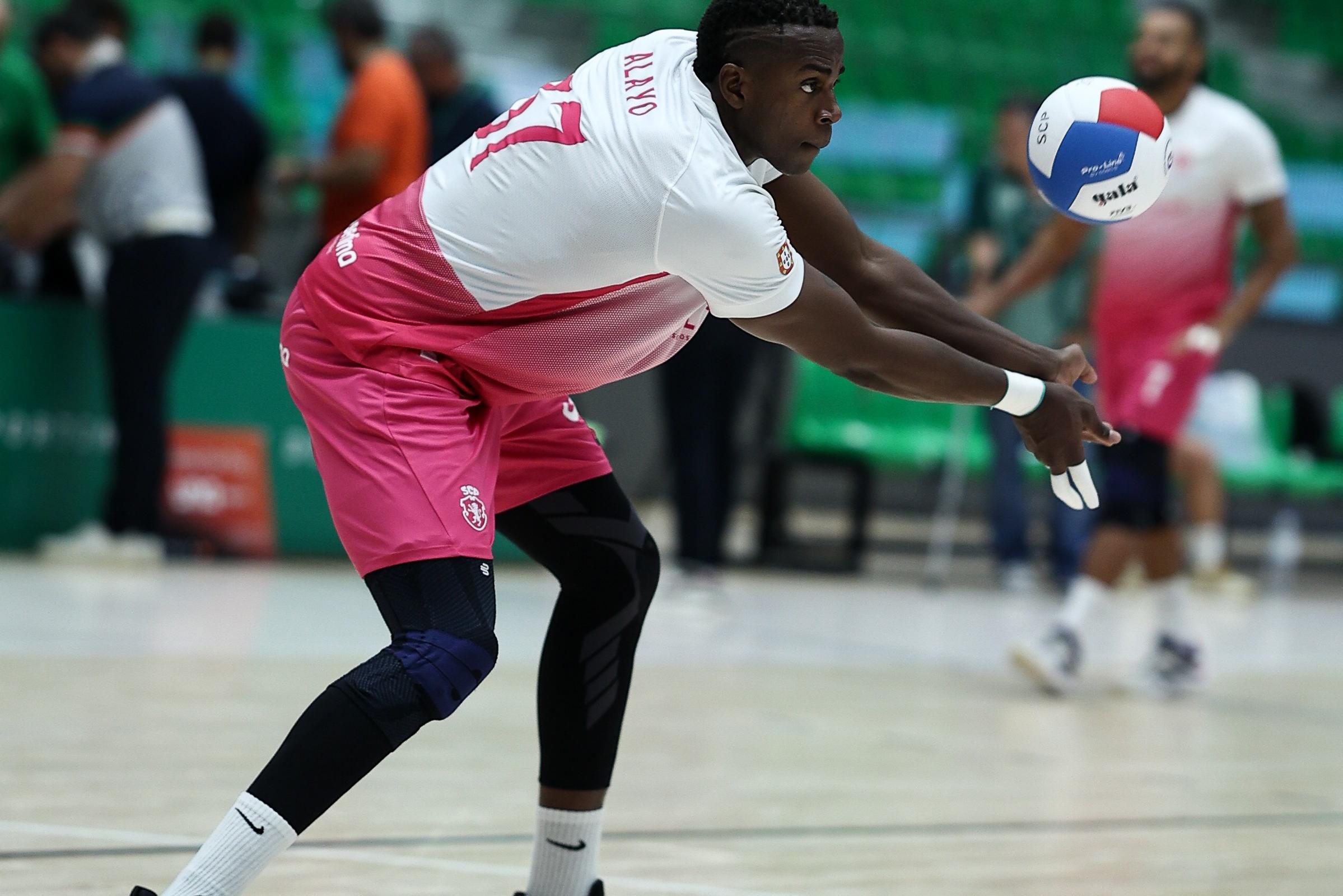 Jorge Alayo, jogador cubano de voleibol do Sporting (foto SCP)